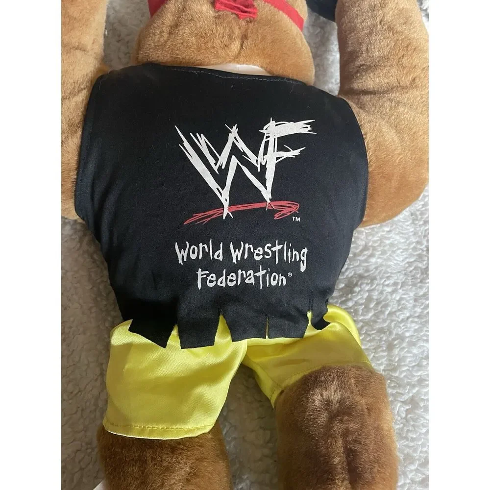 Officially Licensed WWF Cuddletown Friends Bear‎ Plush The Rock